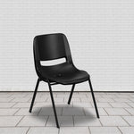 Flash Furniture Black Plastic Chair