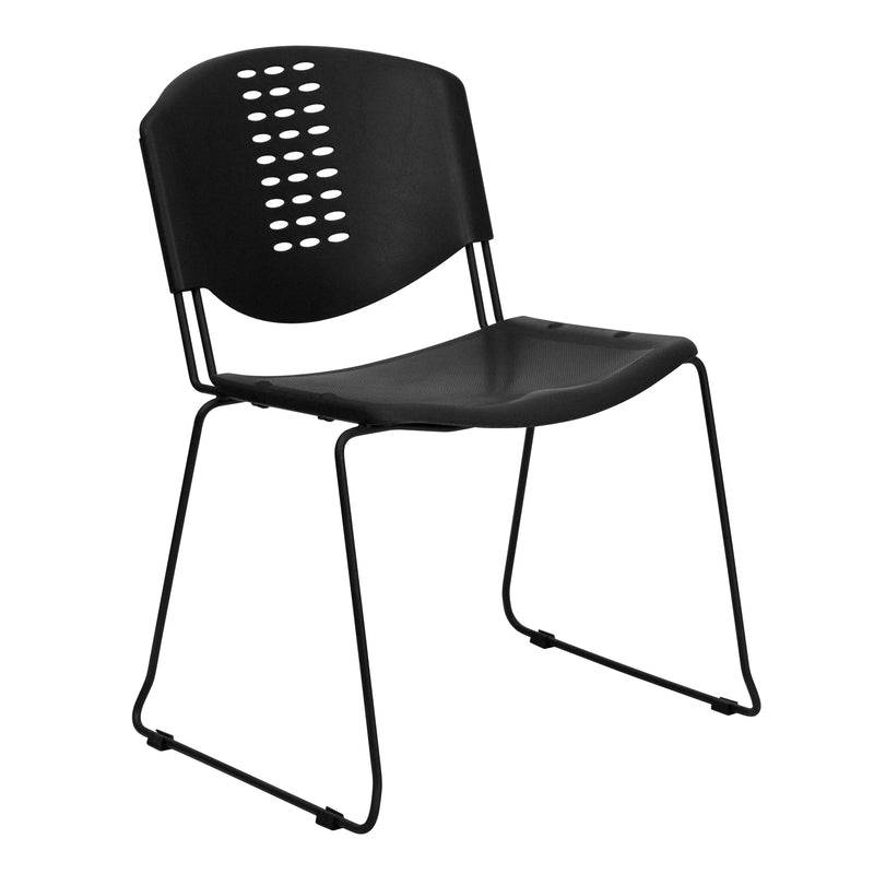 Flash Furniture Black Plastic Chair