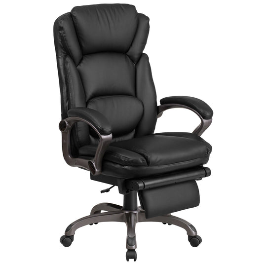 Flash Furniture Black Leather Office Chair