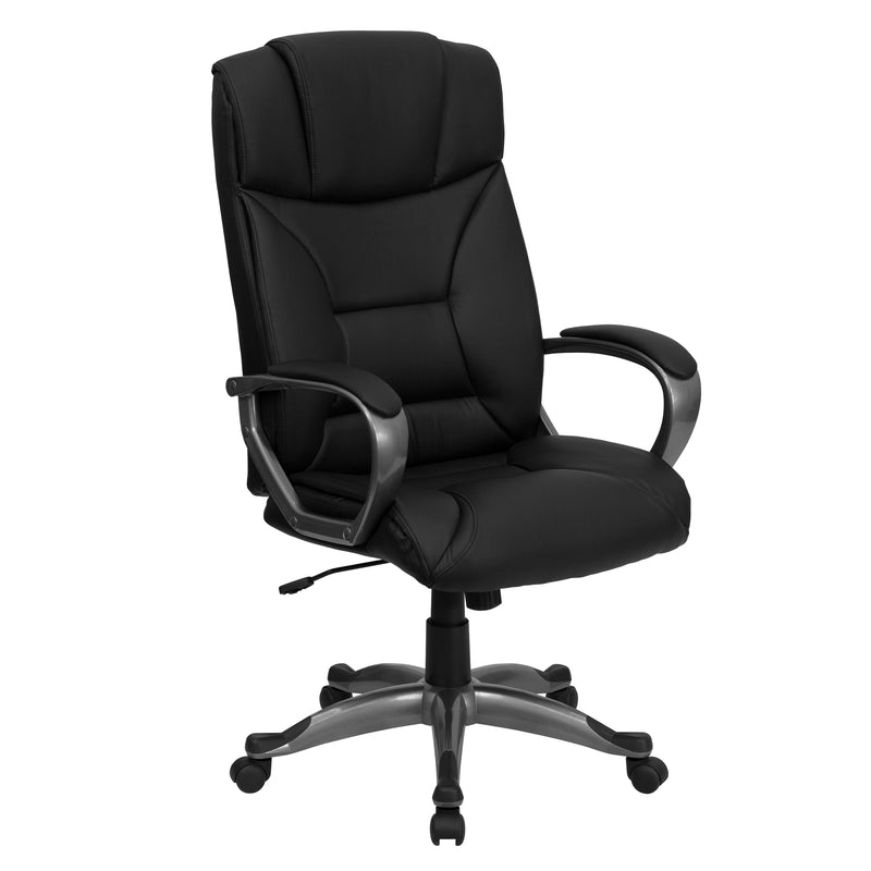 Flash Furniture Black Leather Office Chair