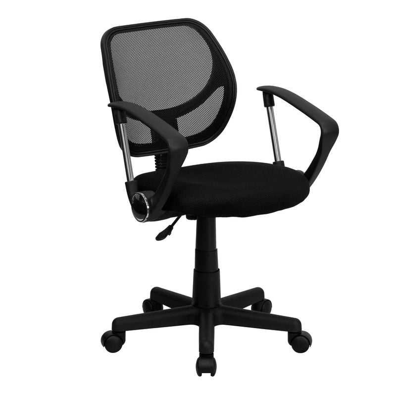 Flash Furniture Black Fabric Task Chair
