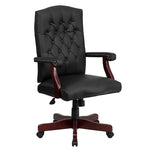 Flash Furniture Black Leather Office Chair