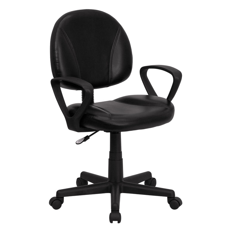 Flash Furniture Black Leather Task Chair