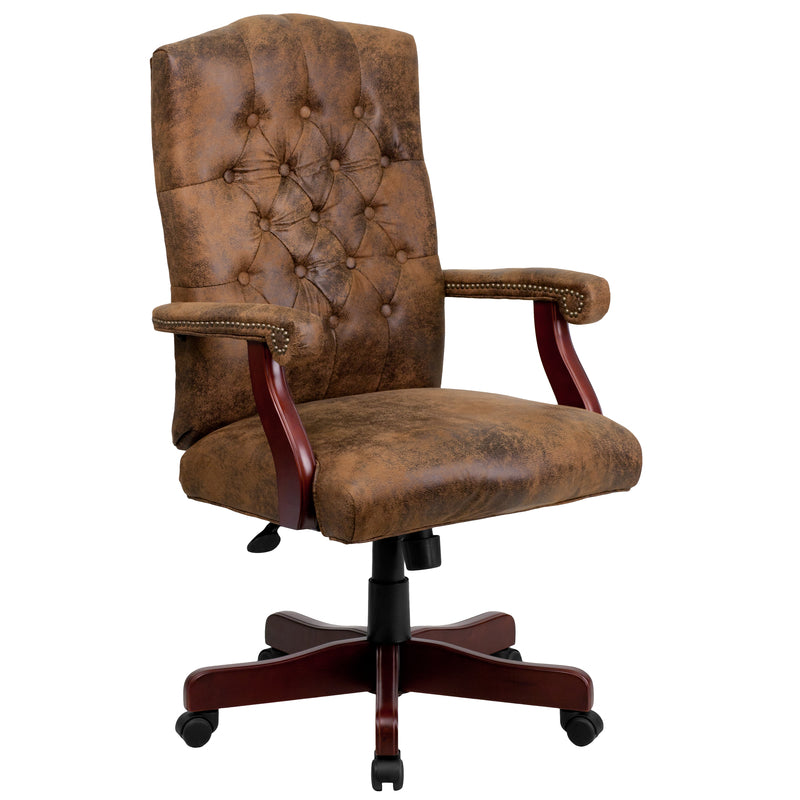 Flash Furniture Brown Fabric Office Chair
