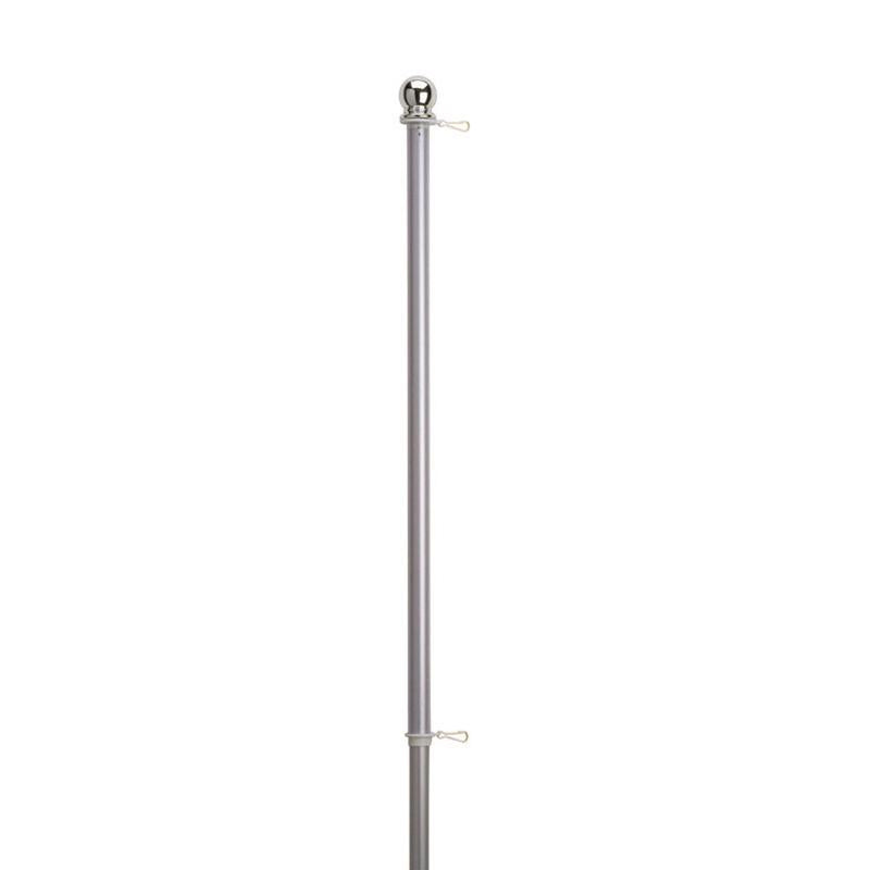 Valley Forge 6 ft. L Aluminum Flag Pole Brushed