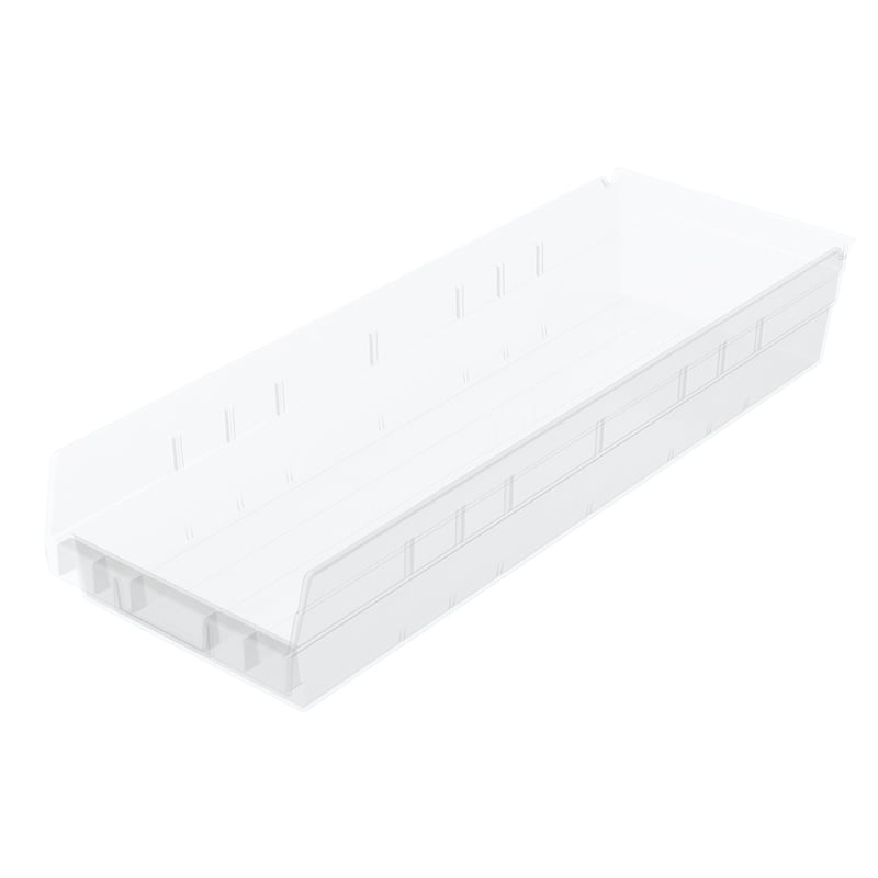 Akro-Mils Clear Shelf Bins & ShelfMax Bins (Semi-Clear)