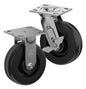 CasterDepot Top Plate Casters - Phenolic Wheel - Capacities Up To 1250 lbs