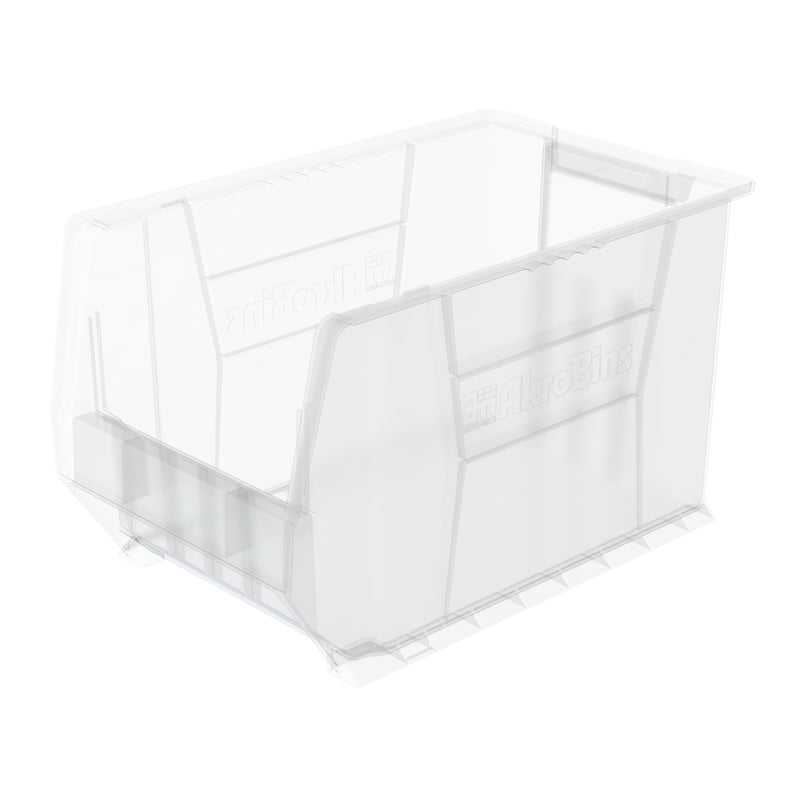 Akro-Mils Clear Super-Size AkroBins (Semi-Clear)