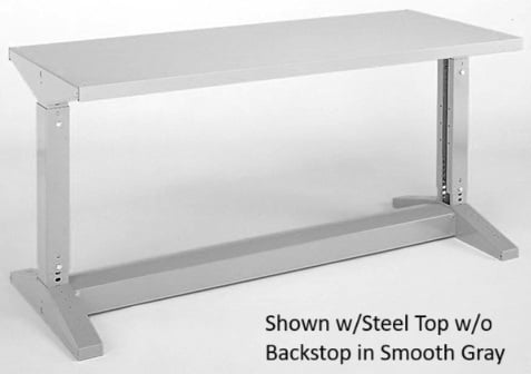 Adjustable Height Iron-I Work Bench Without Shelf (5 of 6)