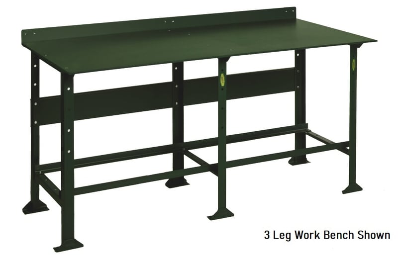 3/8" Steel Plate Top Extra Heavy Duty Workbench