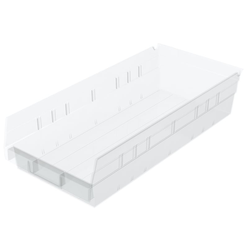 Akro-Mils Clear Shelf Bins & ShelfMax Bins (Semi-Clear)