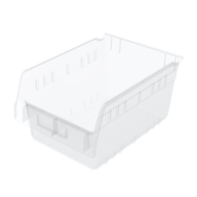 Akro-Mils Clear Shelf Bins & ShelfMax Bins (Semi-Clear)