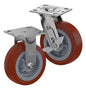 CasterDepot Top Plate Casters - Thermo-Urethane Wheel - Capacities Up To 800 lbs