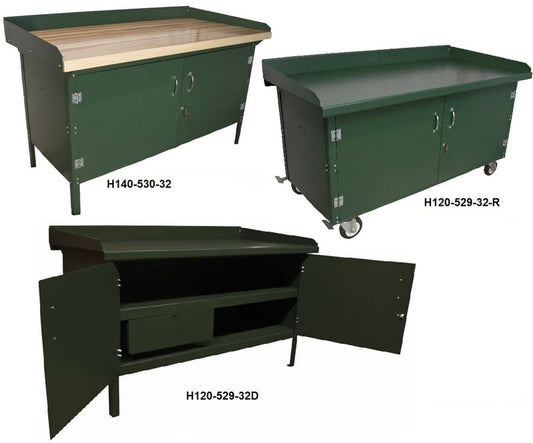 Enclosed Cabinet Workbench