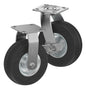 CasterDepot Top Plate Casters - Never-Flat Wheel - Capacities Up To 500 lbs