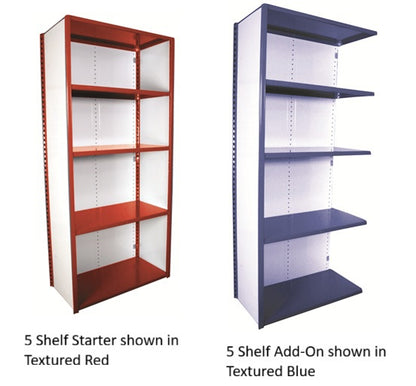 V-Grip™ Closed Solid Shelving - 84"H (8 of 8)