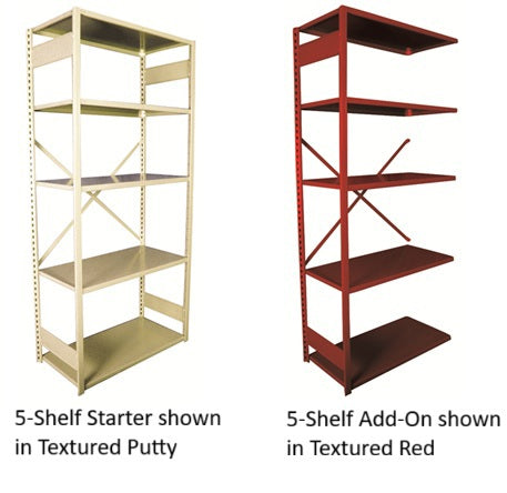 V-Grip™ Open Solid Shelving - 84"H (8 of 8)