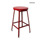 Industrial Shop Stools - Steel Seat