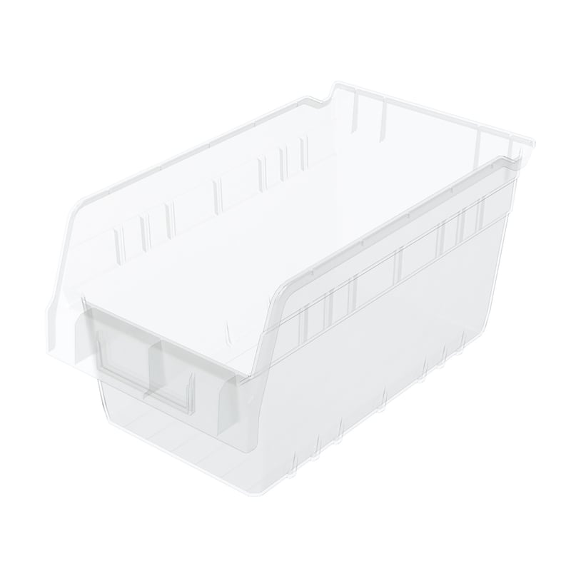 Akro-Mils Clear Shelf Bins & ShelfMax Bins (Semi-Clear)