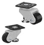 CasterDepot Leveling Casters - Nylon Wheel- Foot Adjustment - Capacities Up To 700 kg