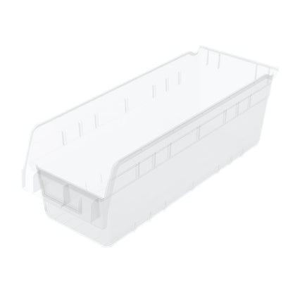 Akro-Mils Clear Shelf Bins & ShelfMax Bins (Semi-Clear)
