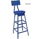 Industrial Shop Stools with Steel Seat and Steel Backrest