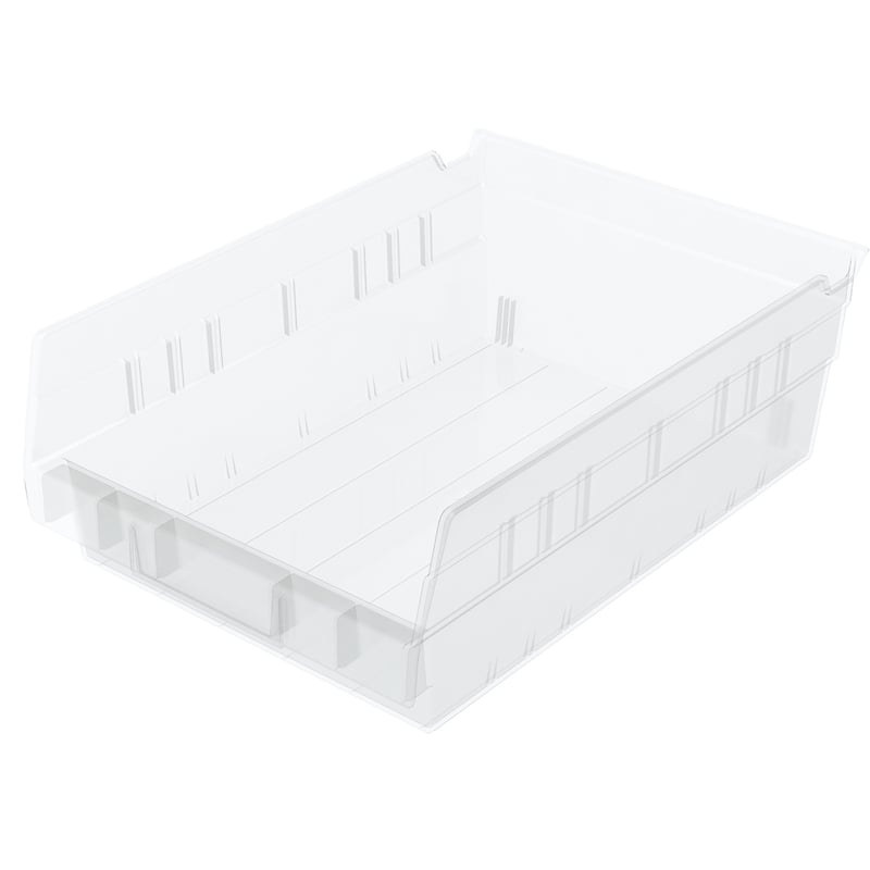 Akro-Mils Clear Shelf Bins & ShelfMax Bins (Semi-Clear)
