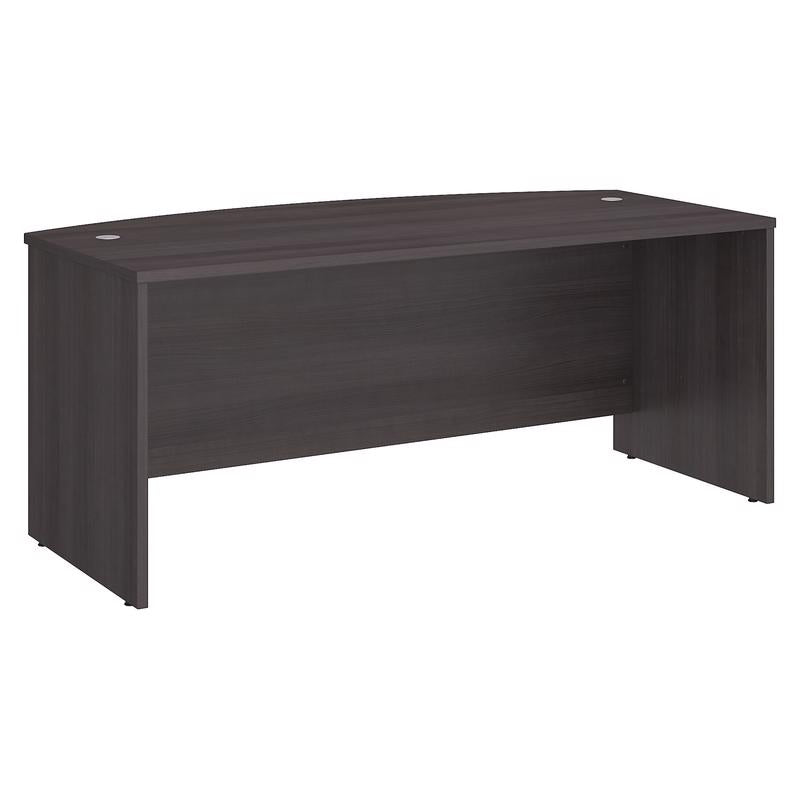 Bush Furniture Studio C 29.35 in. H X 35.35 in. W X 70.94 in. L Rectangular Bow Front Desk