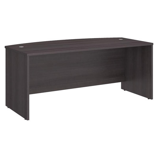 Bush Furniture Studio C 29.35 in. H X 35.35 in. W X 70.94 in. L Rectangular Bow Front Desk