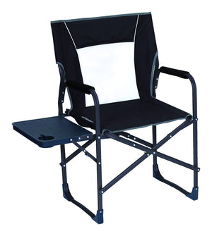 GCI Outdoor Slim-Fold Black Director's Folding Chair 36510-ACEH001
