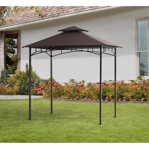 Living Accents Fabric Soft Top Grill Gazebo 8 ft. H X 5 ft. W A103001102