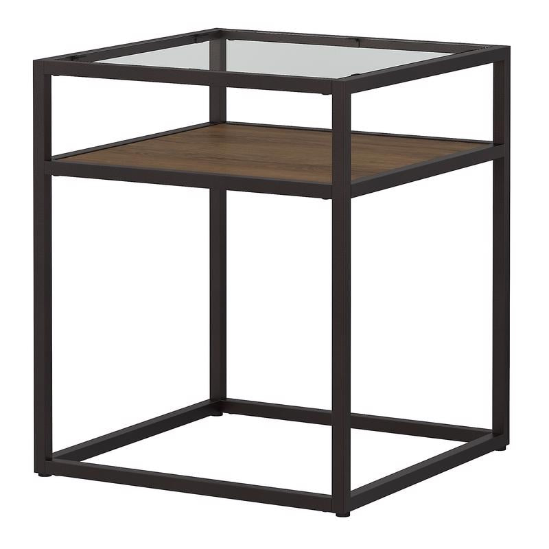 Bush Furniture Anthropology Contemporary 20.47 in. W X 20.47 in. L Square End/Side Table
