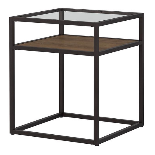 Bush Furniture Anthropology Contemporary 20.47 in. W X 20.47 in. L Square End/Side Table