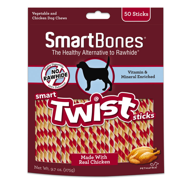 SmartBones Chicken Chews For Dogs 9.7 oz 50 pk