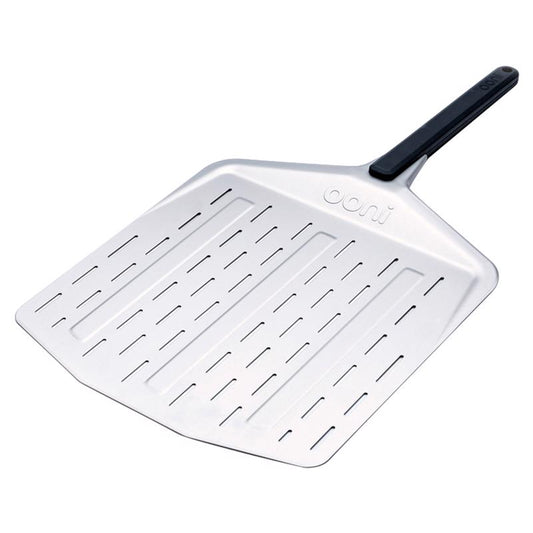Ooni 14 in Perforated Black/Silver Pizza Peel