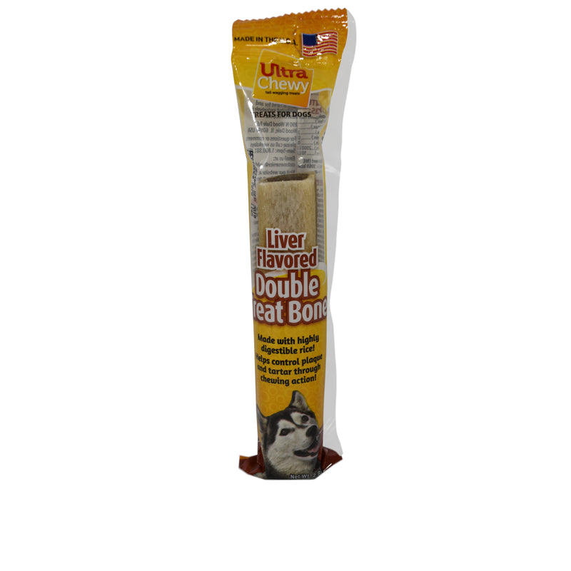 Ultra Chewy Double Treat Liver Treats For Dogs 2.8 oz 1 pk