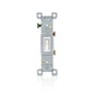 Leviton 15 amps Single Pole Toggle AC Quiet Switch White 1 pk
