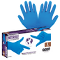 8 Mil Heavyweight Nitrile Disposable Exam Gloves, Blue, Powder Free (Case — 10 box)