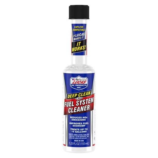 Lucas Oil Products Deep Clean Gasoline Fuel Treatment 5.25 oz