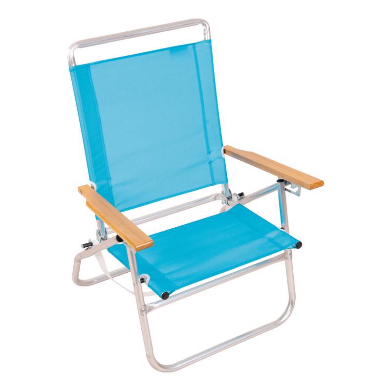 Wave Beach 3-Position Lime Beach Folding Chair