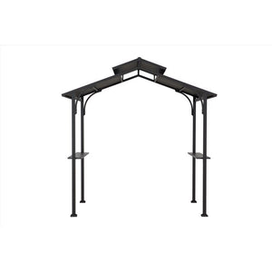 Living Accents Steel Hardtop Grill Gazebo 8 ft. H X 8 ft. W X 5 ft. L A104002800