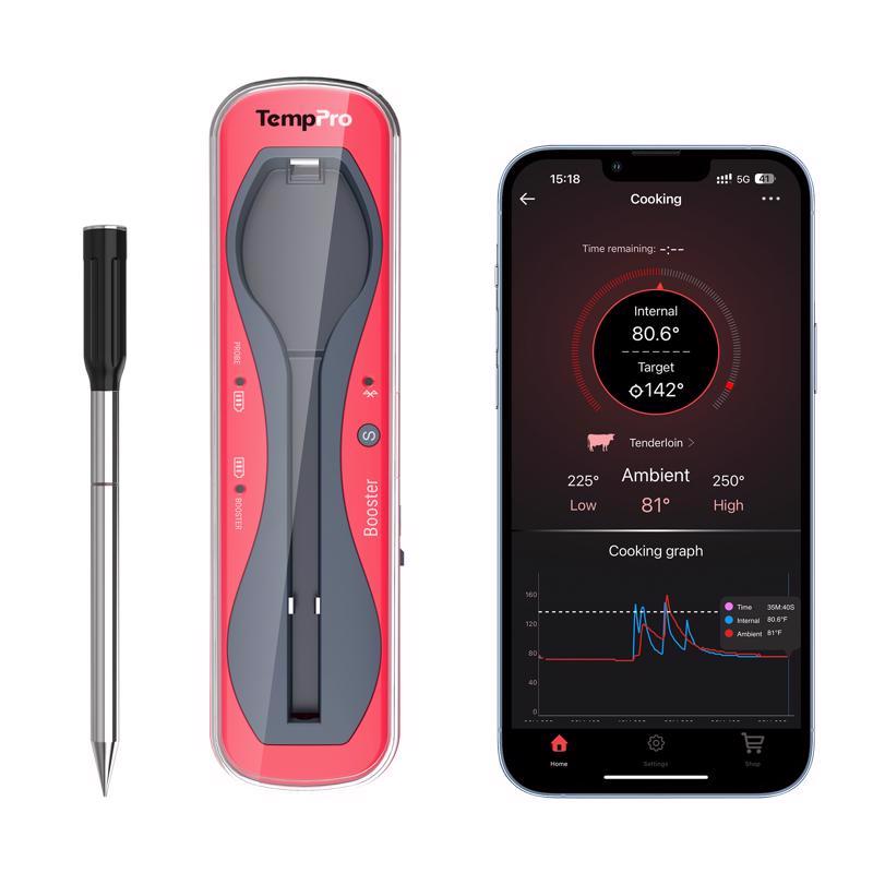 TempPro TP960W Digital Bluetooth Enabled Grill/Meat Thermometer