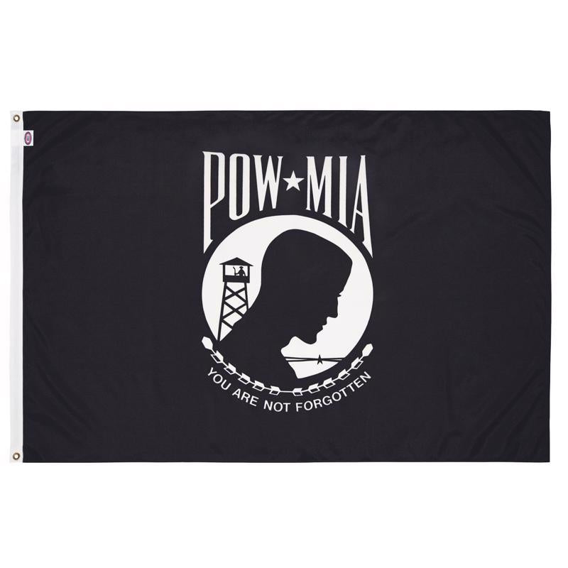 Valley Forge POW-Mia Military Flag 3 ft. W X 5 ft. L