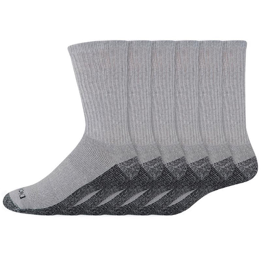 Dickies Dri-Tech Men's 6-12 Crew Socks Gray