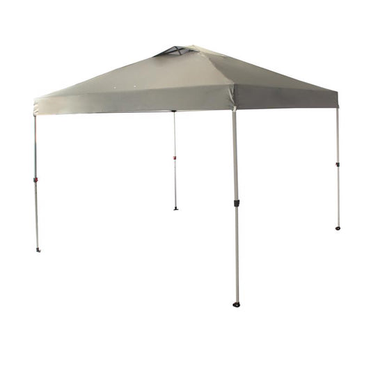 Crown Shade One Touch 150D Polyester Regal 100 Canopy 9.2 ft. H X 9.11 ft. W X 9.11 ft. L