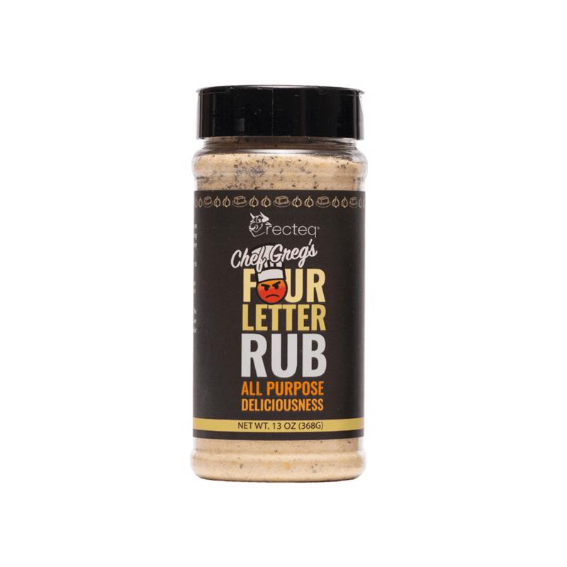recteq Chef Greg's 4 Letter BBQ Rub 13 oz