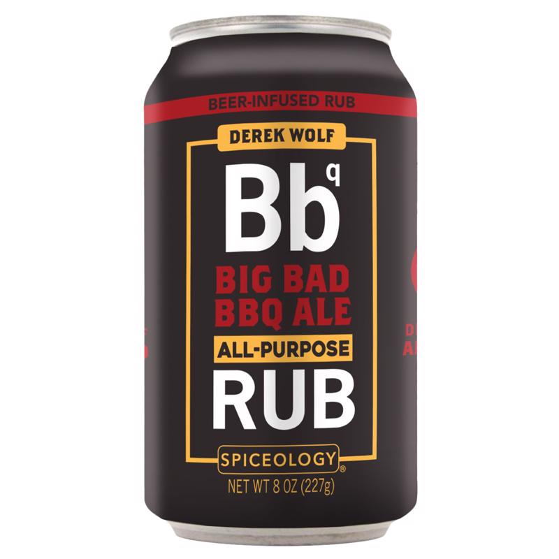 Spiceology Derek Wolf Big Bad BBQ Ale BBQ Rub 8 oz