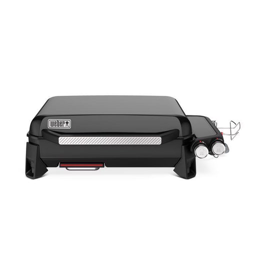 Weber Slate 22' Rust-Resistant Table Top 2 Burner Liquid Propane Outdoor Griddle Black