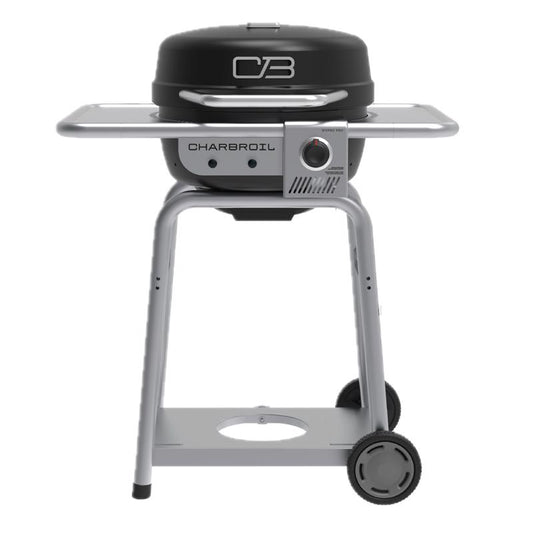 Charbroil Bistro Pro 1 Burner Charcoal/Liquid Propane Grill Black/Silver