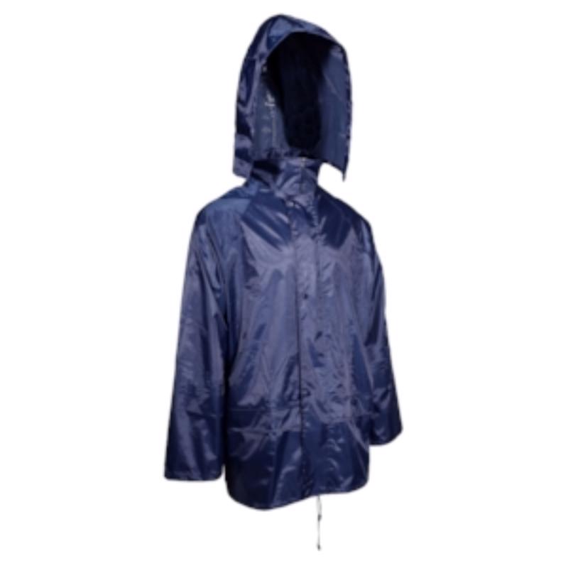 Boss Blue PVC/Polyester Rain Jacket XXL